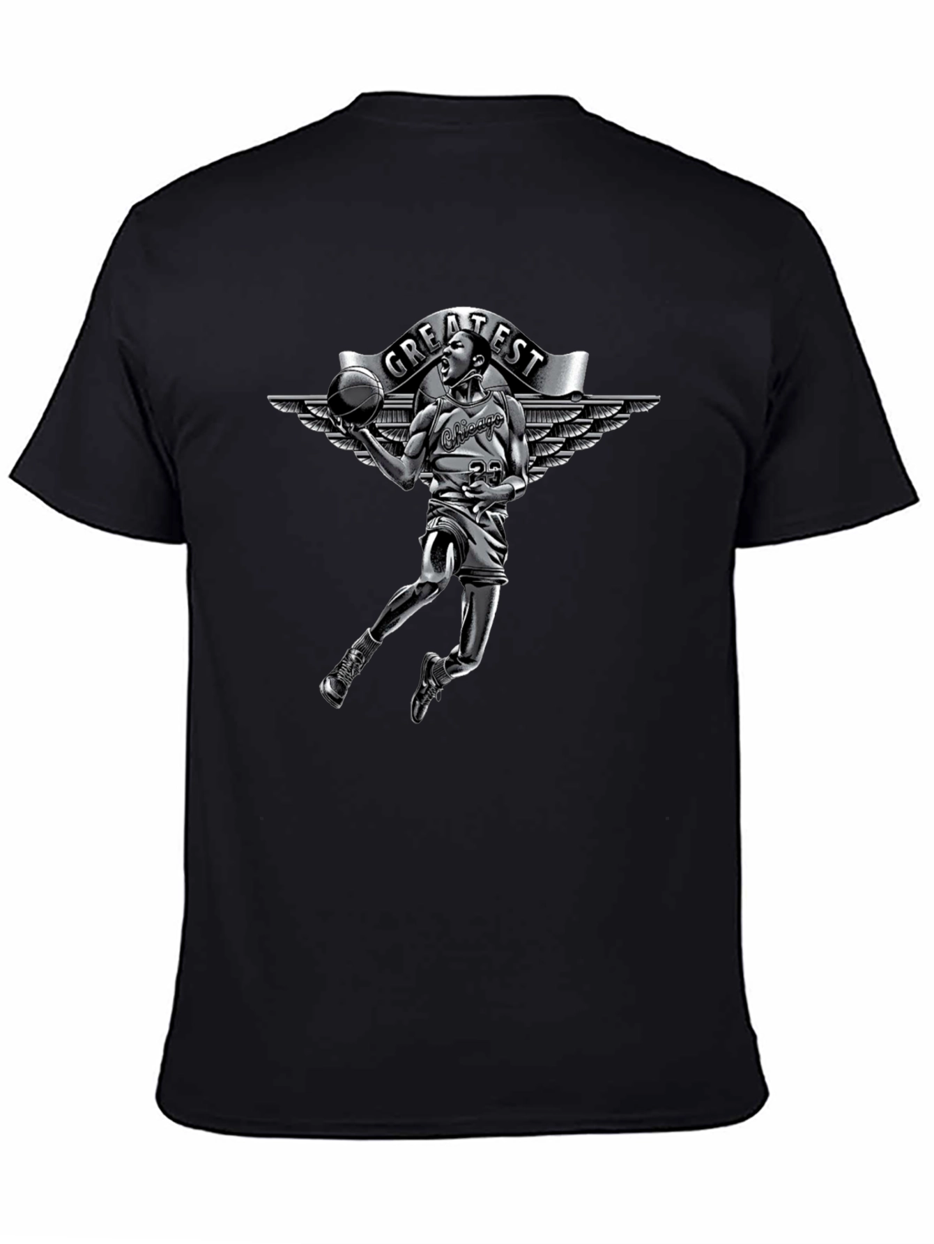 Greatest Basketball Graphic T-Shirt - Black