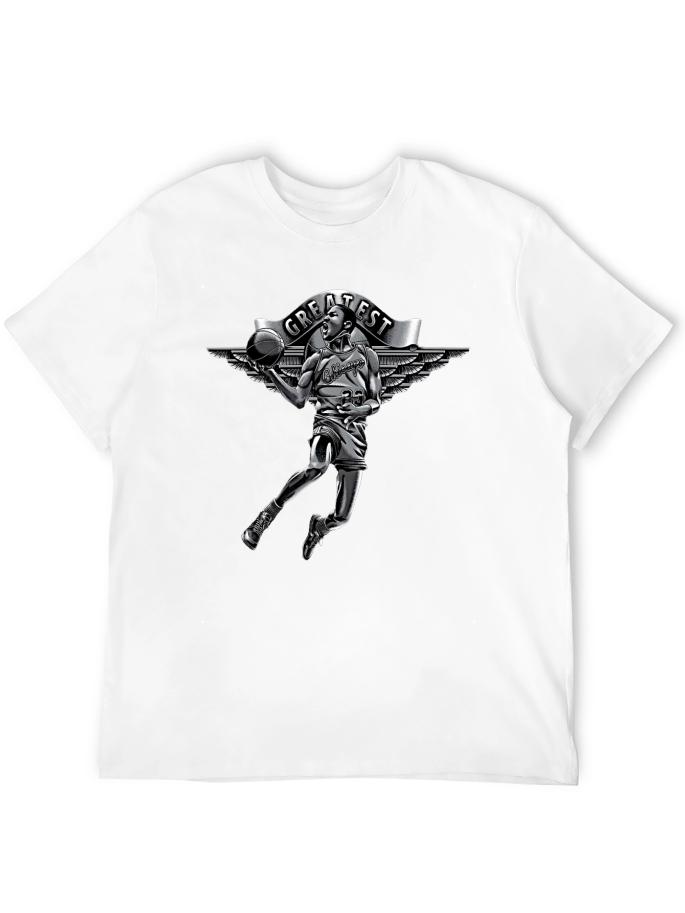 Greatest Basketball Graphic T-Shirt - Black