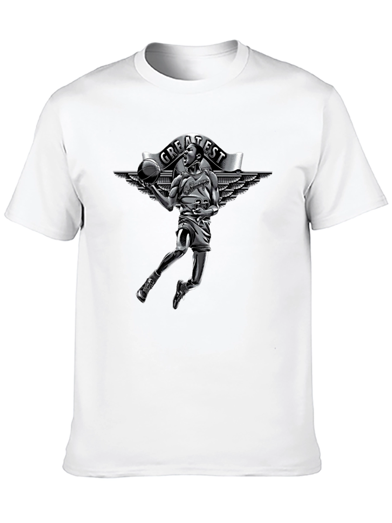 Greatest Basketball Graphic T-Shirt - Black