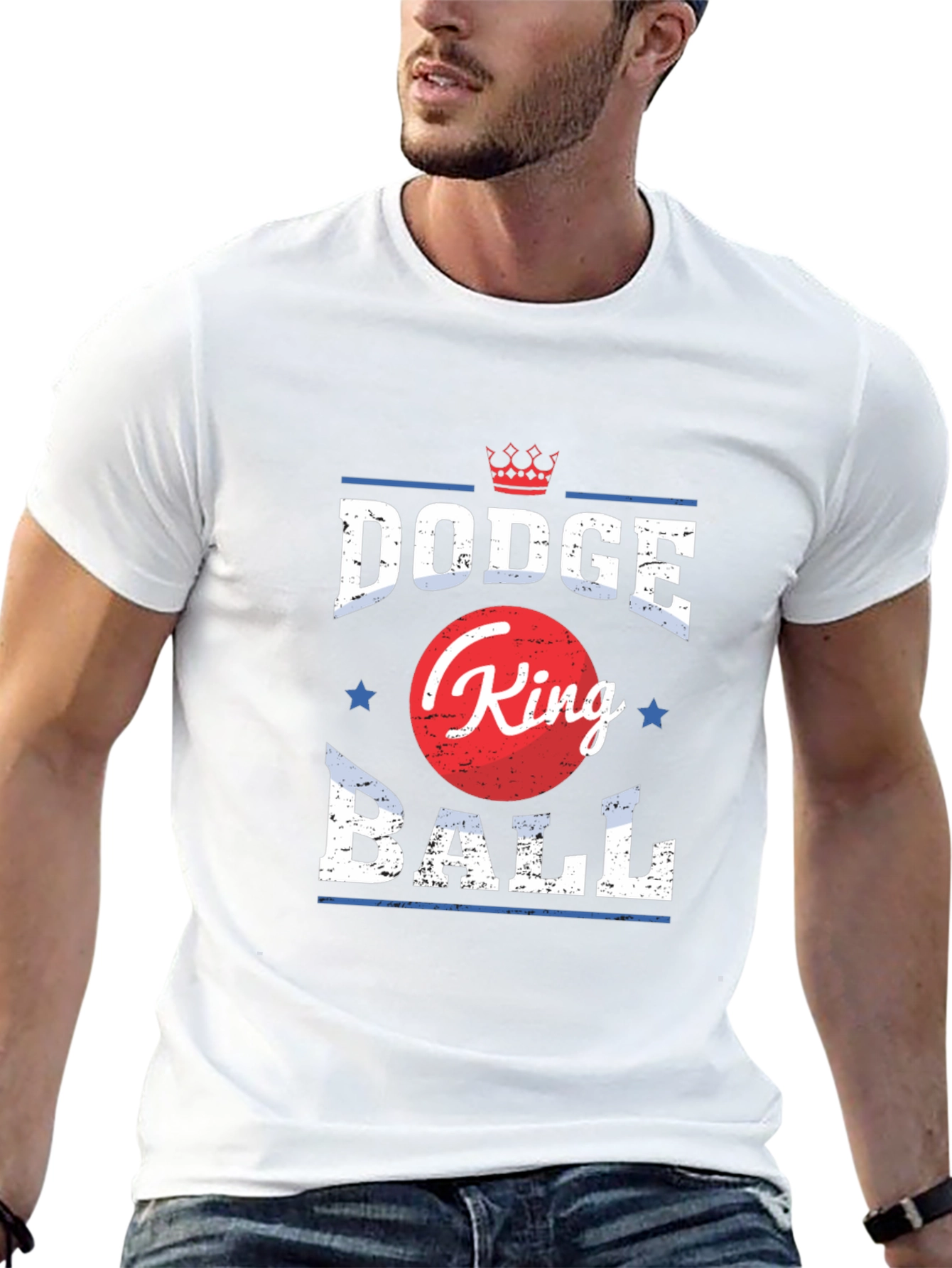 Dodgeball King Graphic T-Shirt