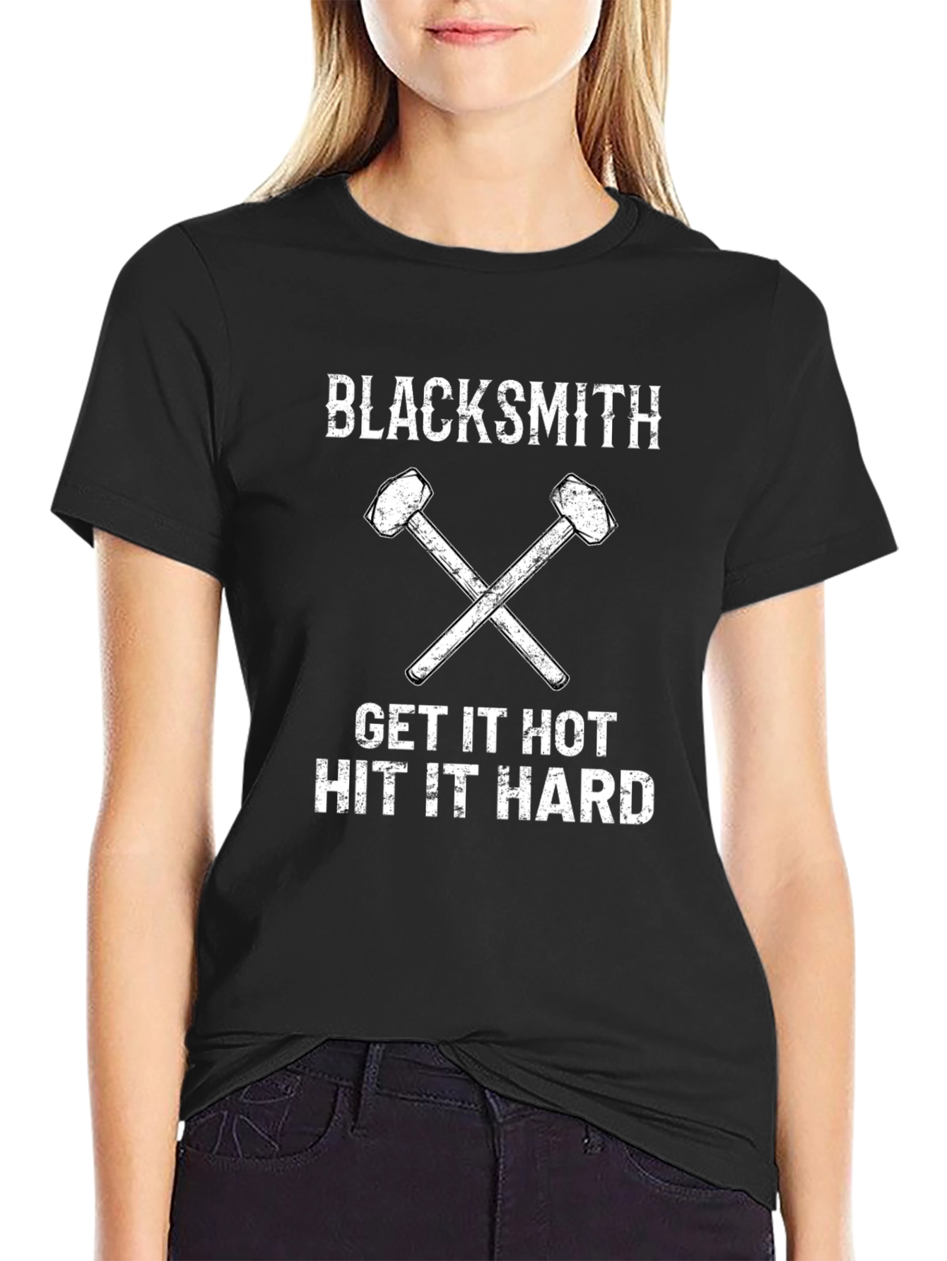 Blacksmith T-Shirt: Get It Hot Hit It Hard
