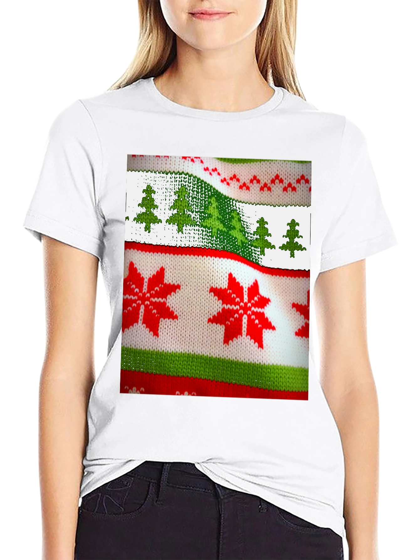 Christmas Sweater Pattern T-Shirt