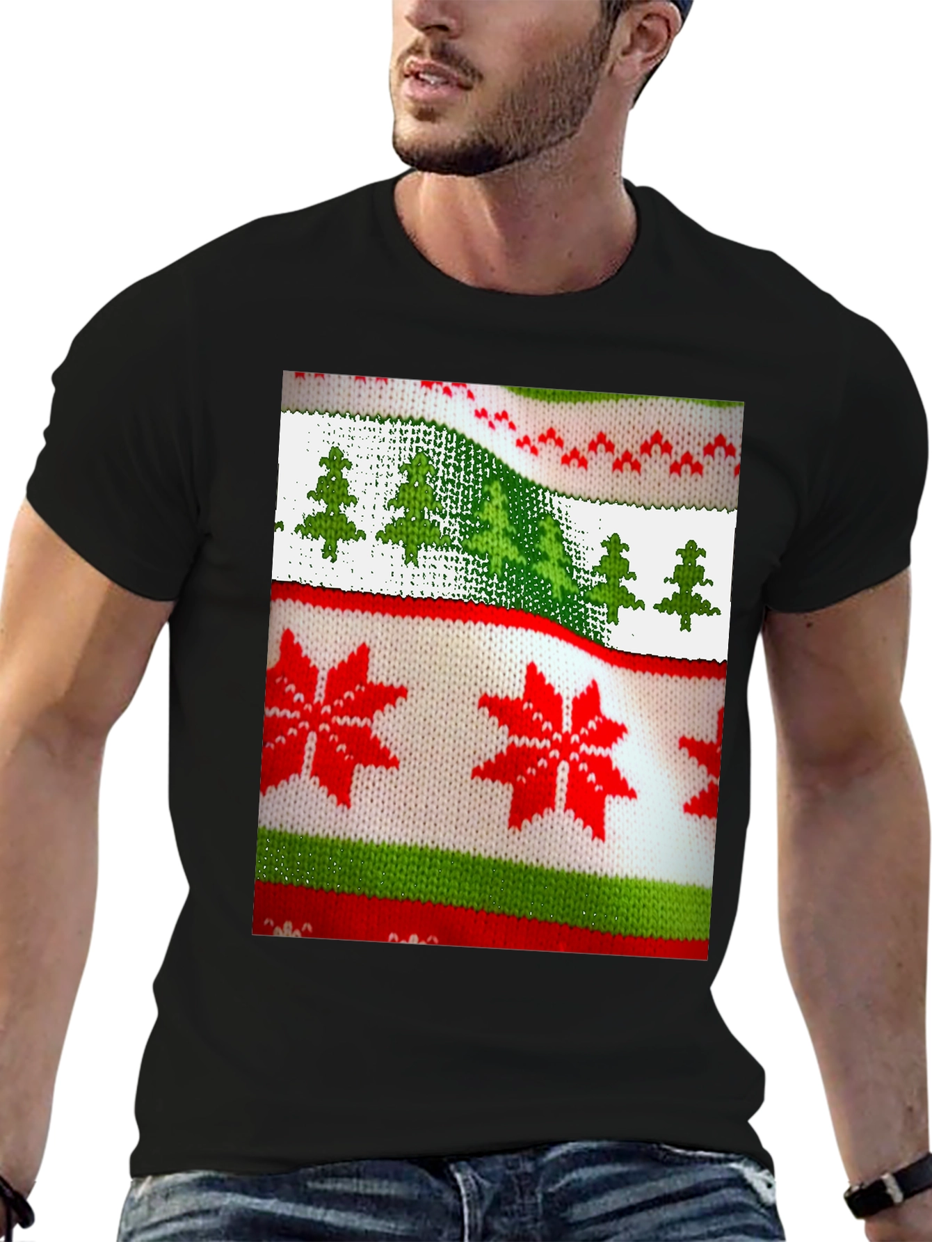 Christmas Sweater Pattern T-Shirt