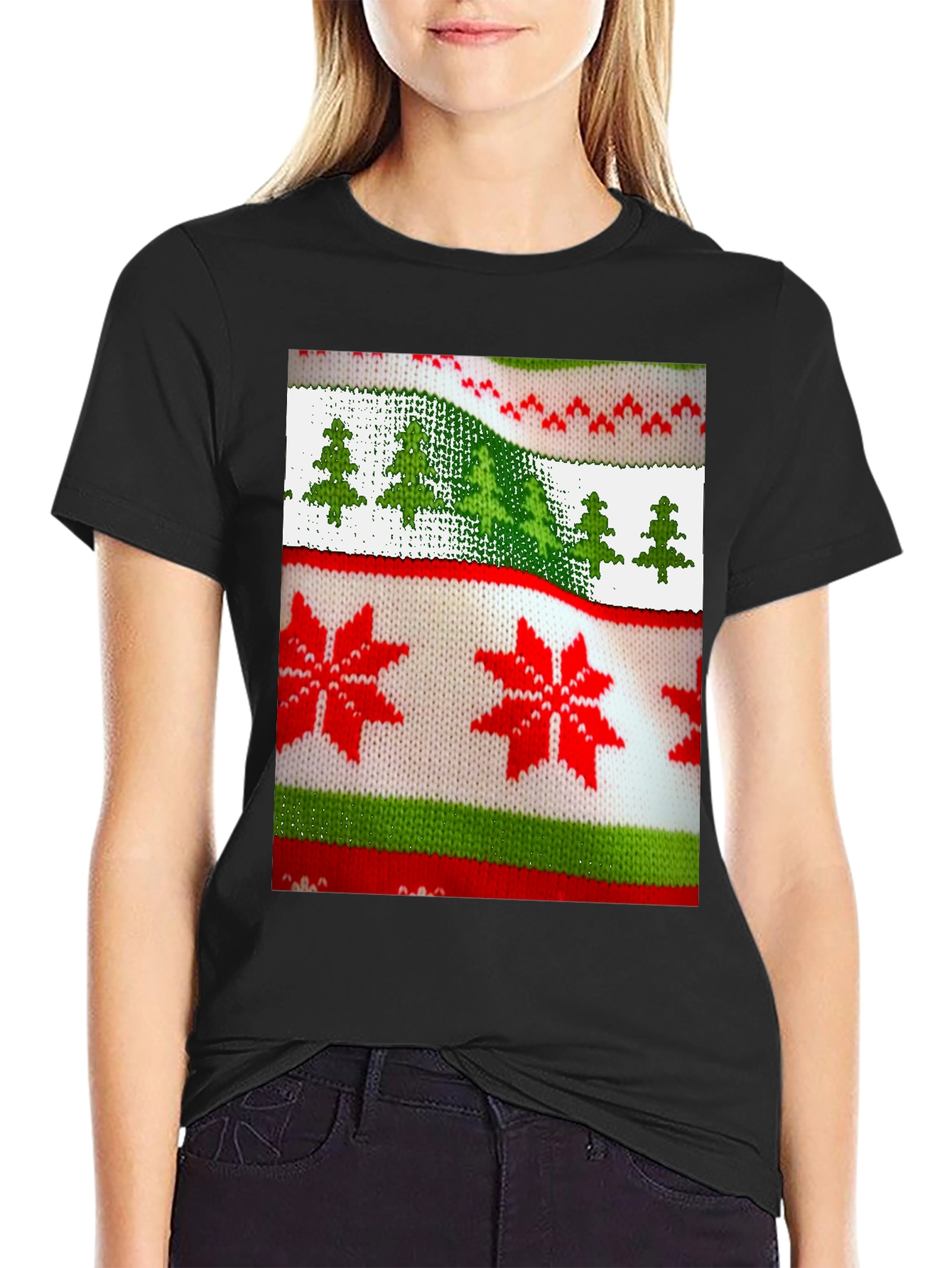 Christmas Sweater Pattern T-Shirt