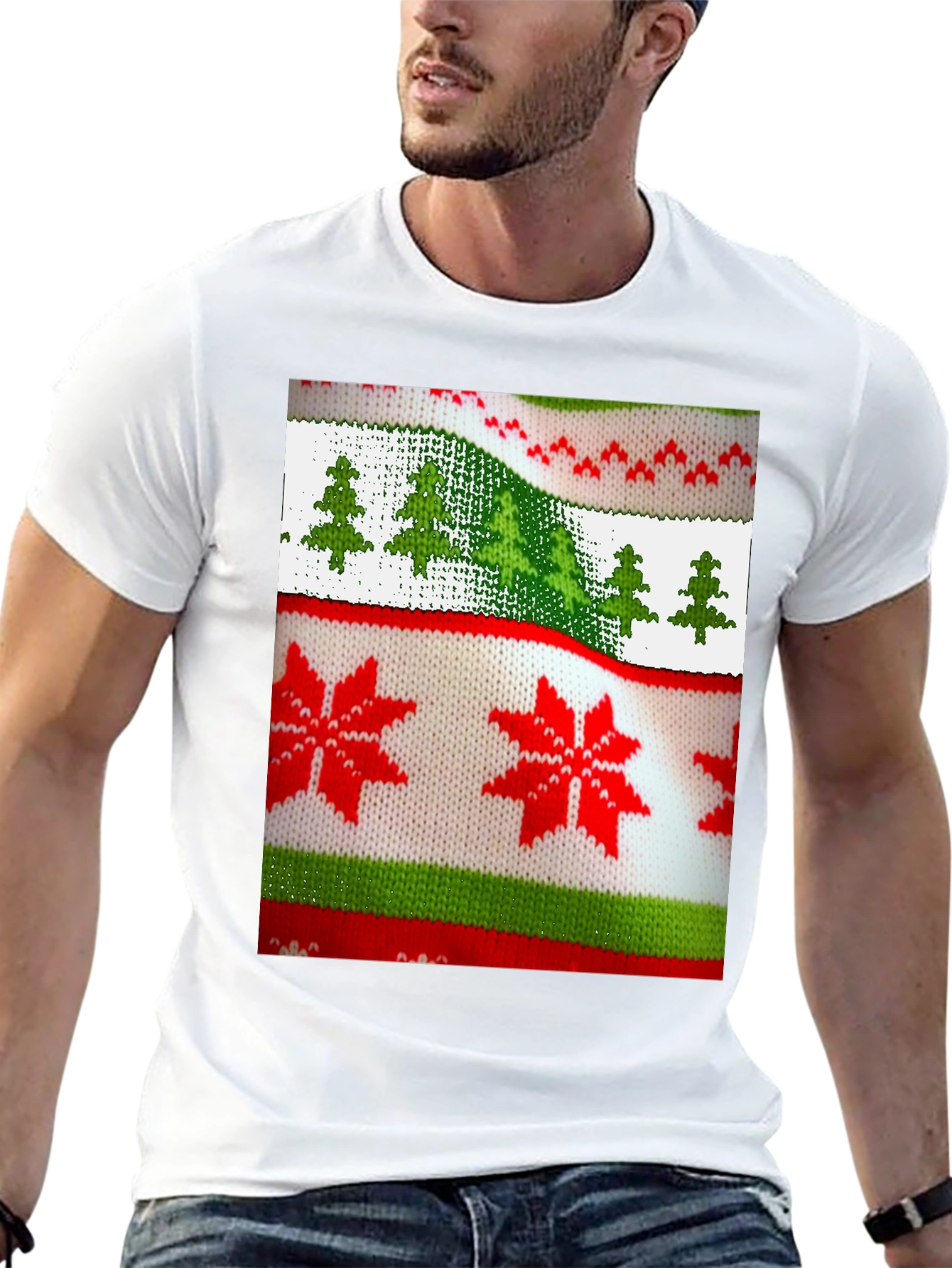 Christmas Sweater Pattern T-Shirt