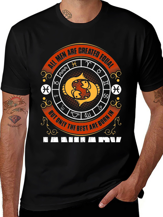 Pisces Zodiac T-Shirt - All Men Are Created Equal
