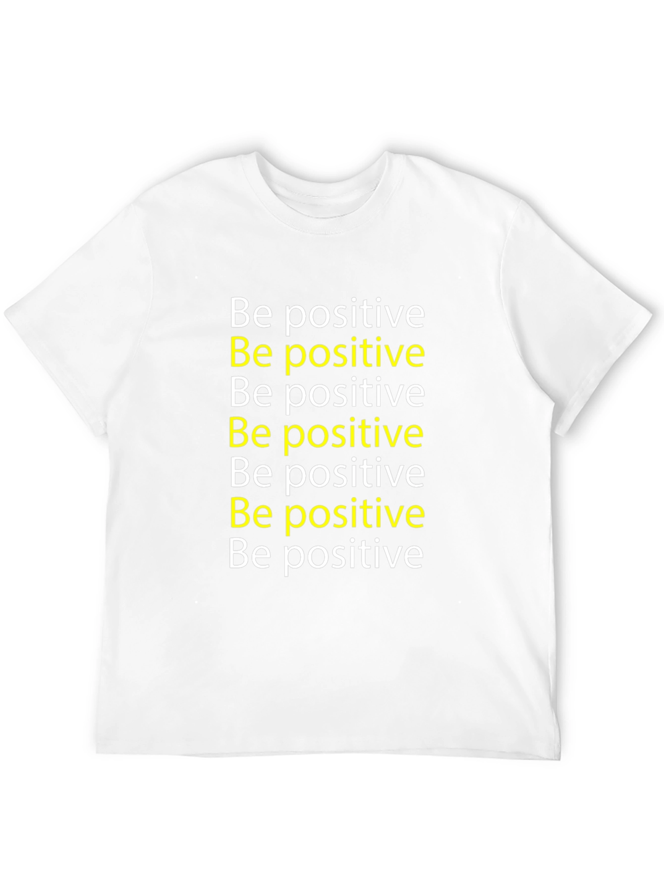 Be Positive Graphic Tee - Motivational T-Shirt
