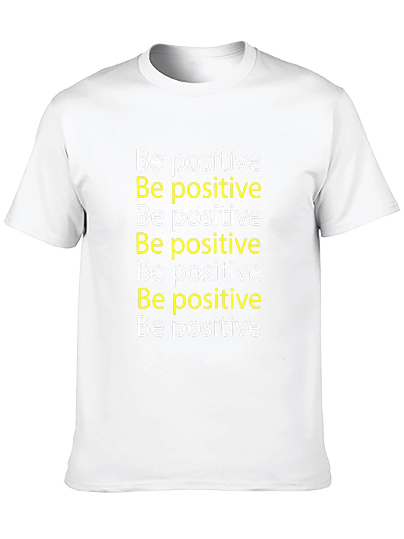 Be Positive Graphic Tee - Motivational T-Shirt