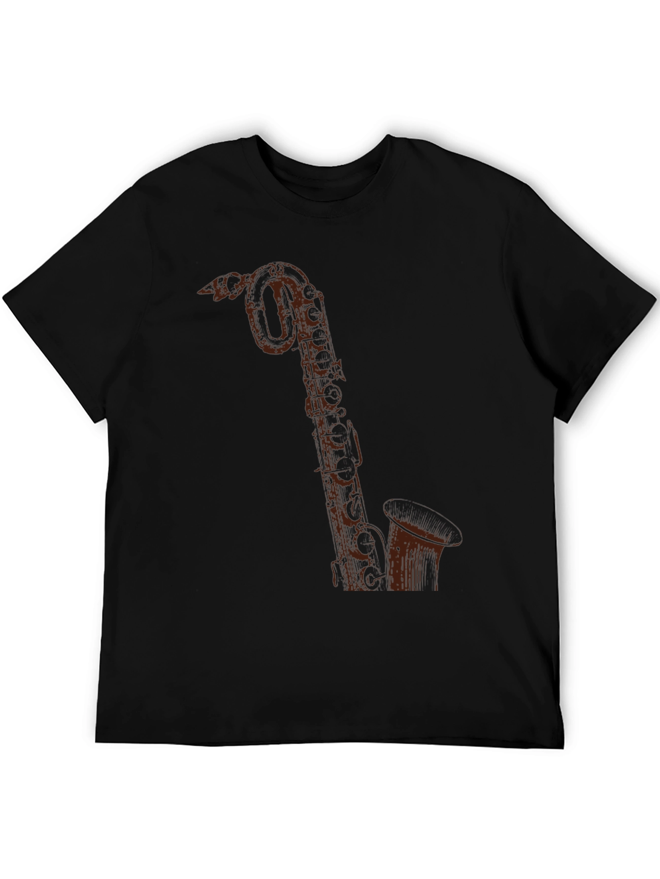 Saxophone Graphic T-Shirt - Musical Instrument Tee