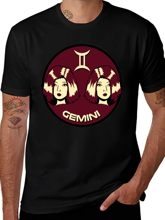 Gemini Zodiac T-Shirt - Stylish Astrology Tee