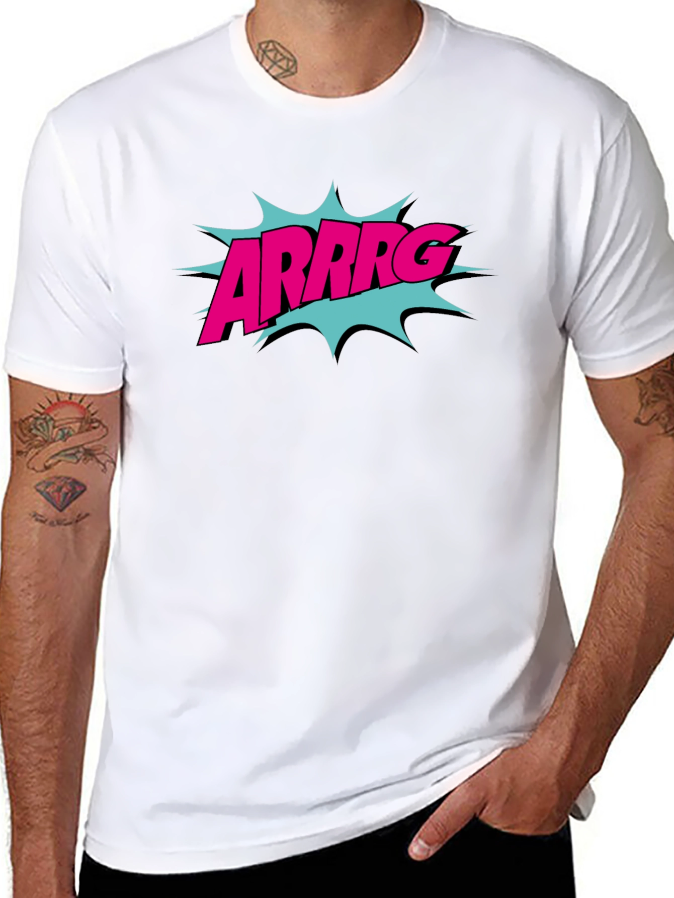 ARRRG Graphic Tee - Bold & Fun Mens T-Shirt