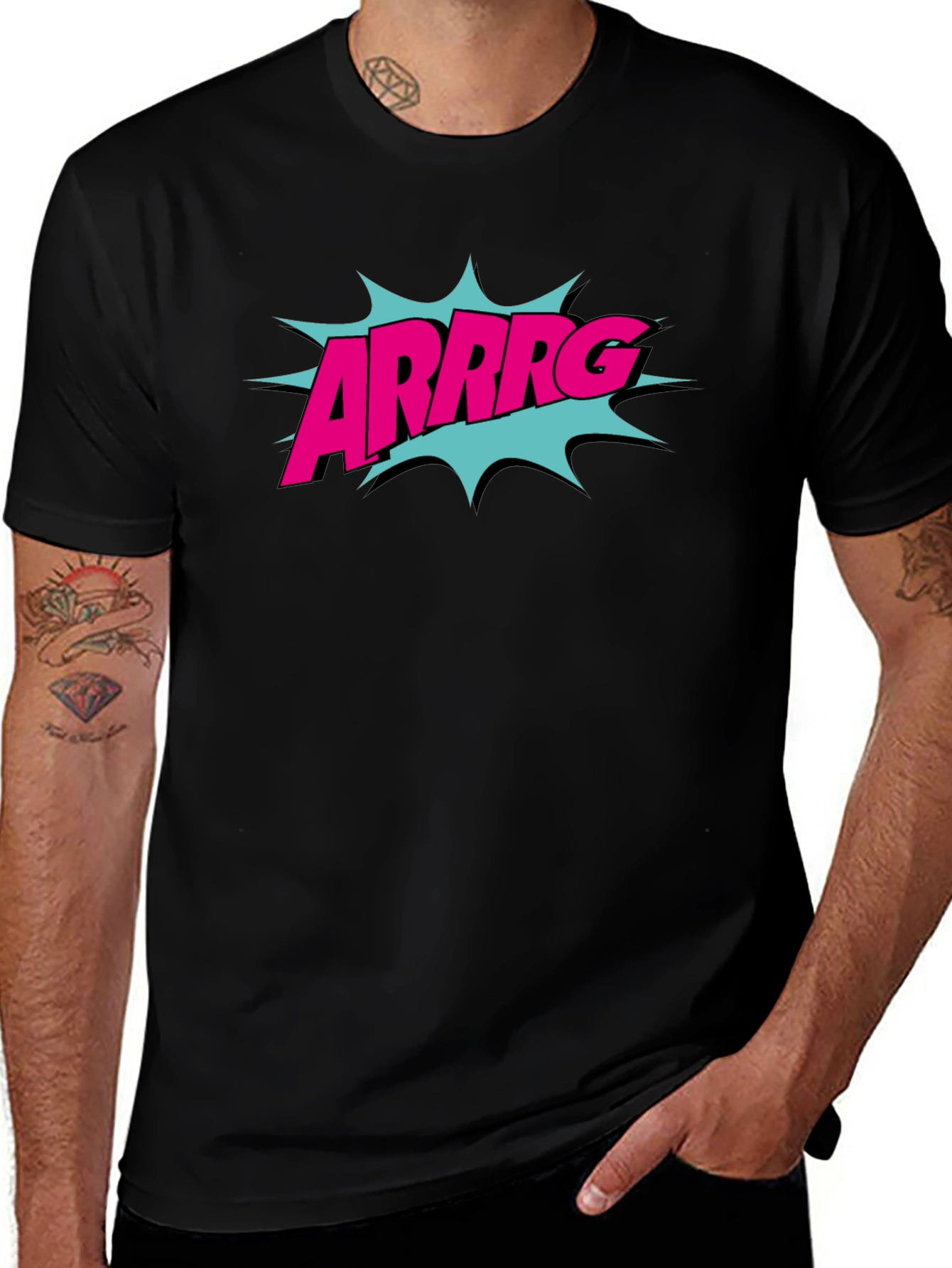 ARRRG Graphic Tee - Bold & Fun Mens T-Shirt