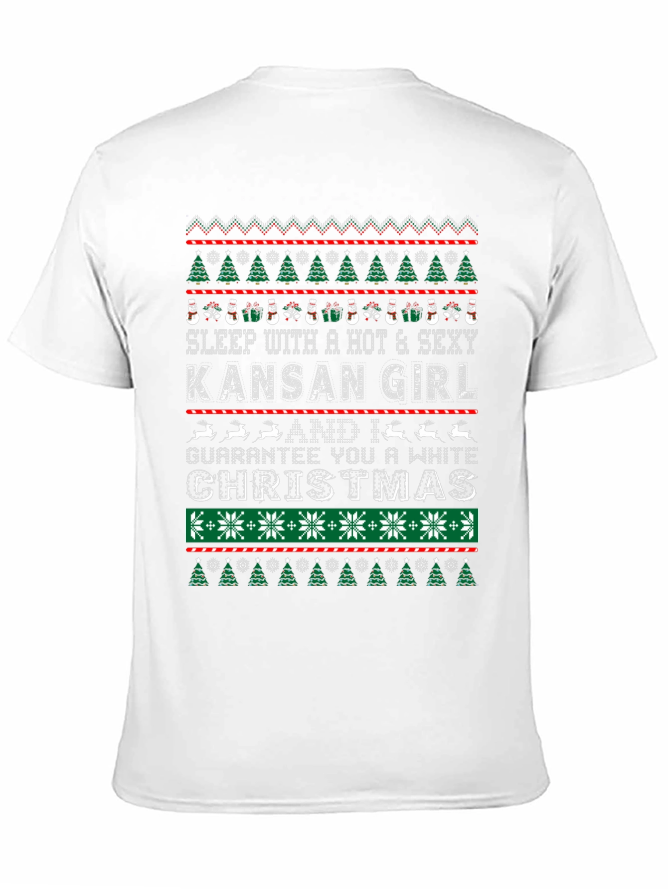 Funny Christmas Kansan Girl T-Shirt