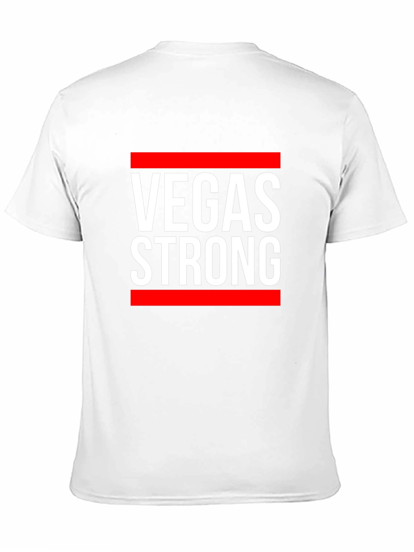 Vegas Strong Graphic Tee - Black Cotton T-Shirt