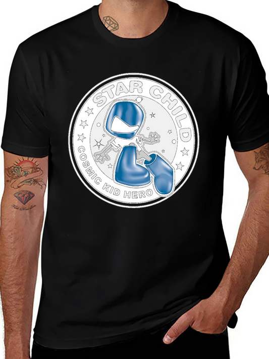 Cosmic Kid Hero Black T-Shirt