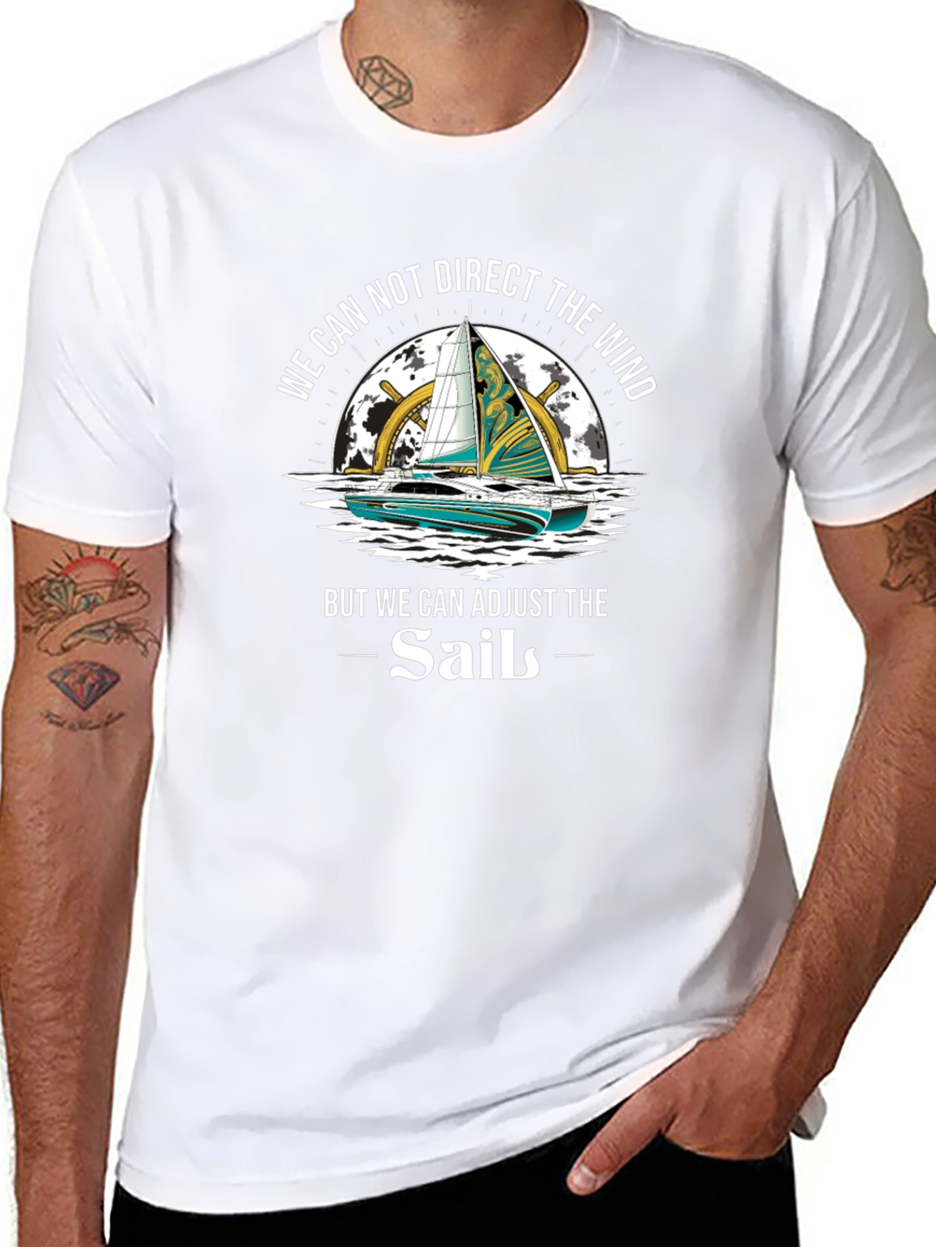 Sailboat T-Shirt: Adjust the Sail