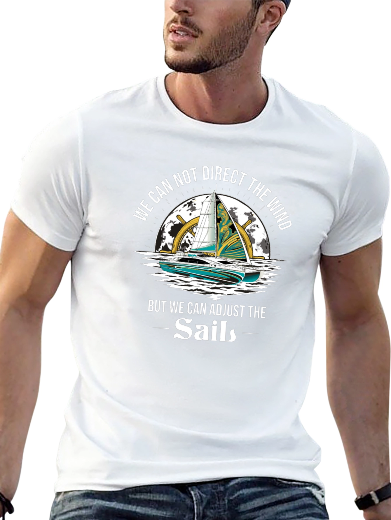 Sailboat T-Shirt: Adjust the Sail