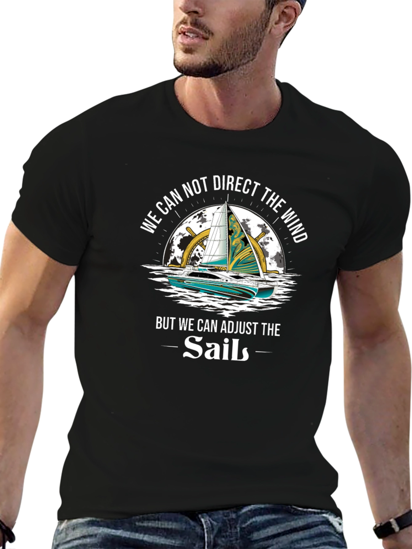 Sailboat T-Shirt: Adjust the Sail