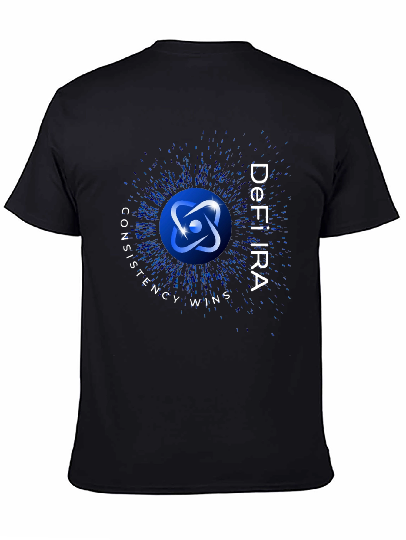 DeFi IRA Consistency Wins Black T-Shirt