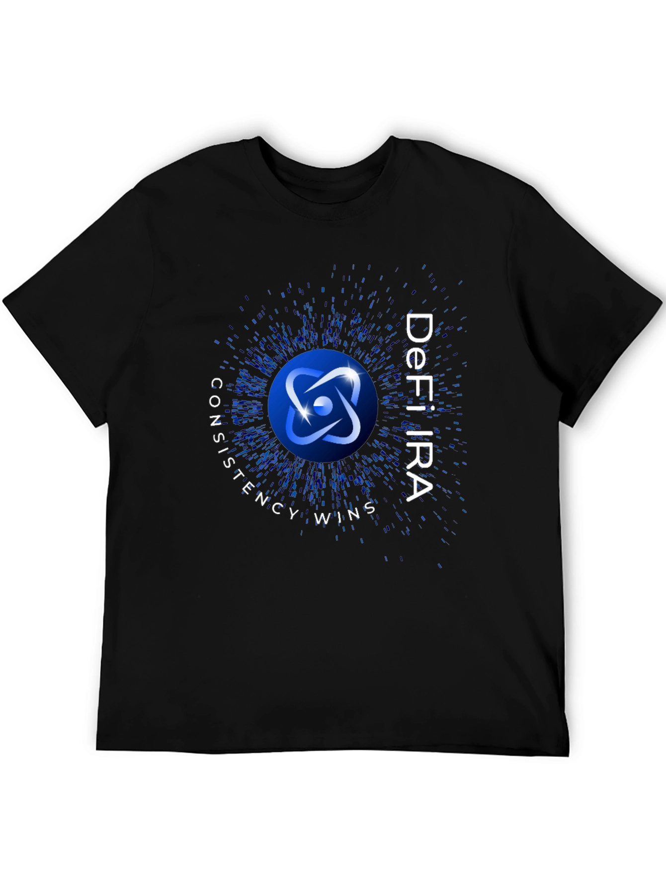DeFi IRA Consistency Wins Black T-Shirt