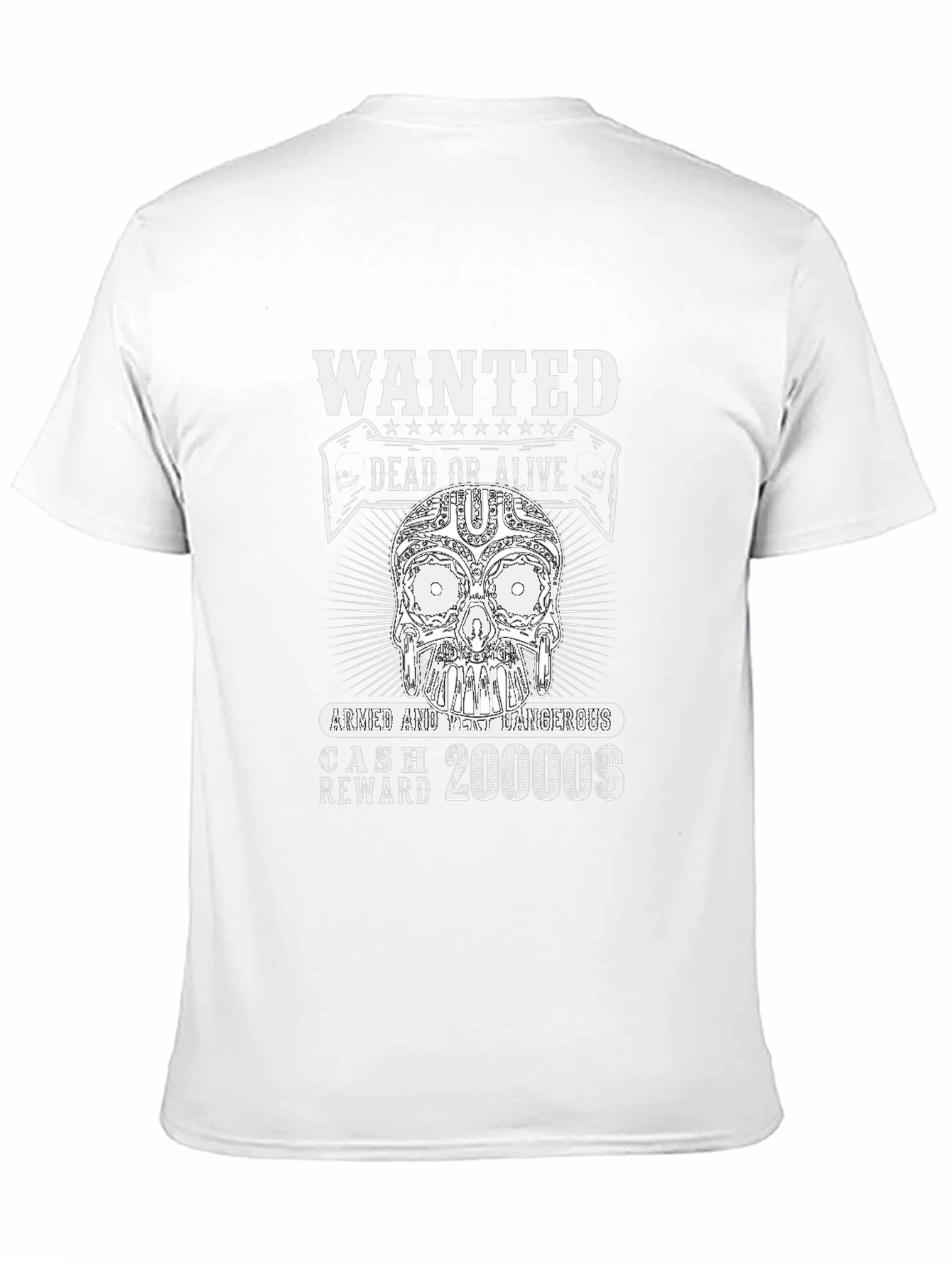 Wanted Skull T-Shirt