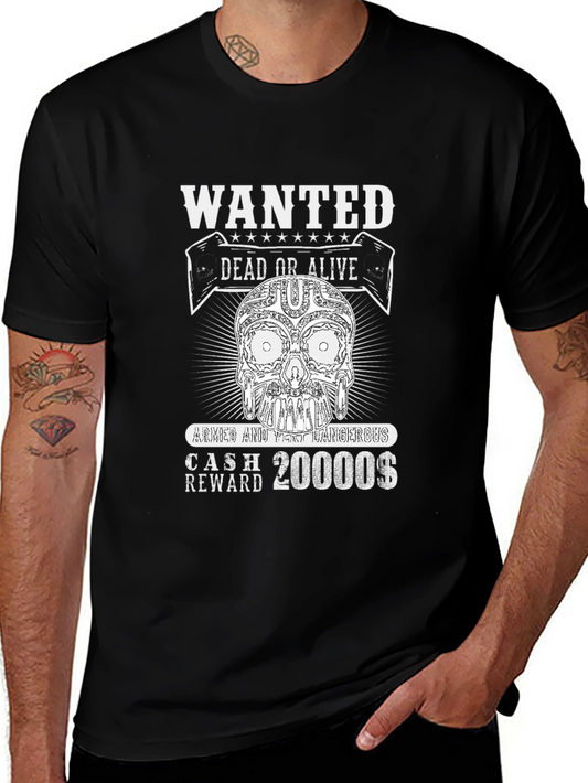 Wanted Skull T-Shirt
