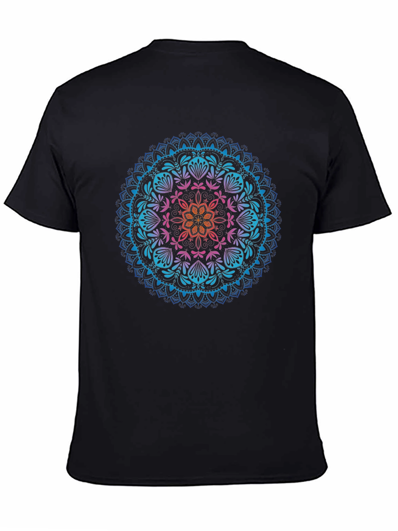 Mandala Graphic T-Shirt - Vibrant Print Stylish Casual Wear