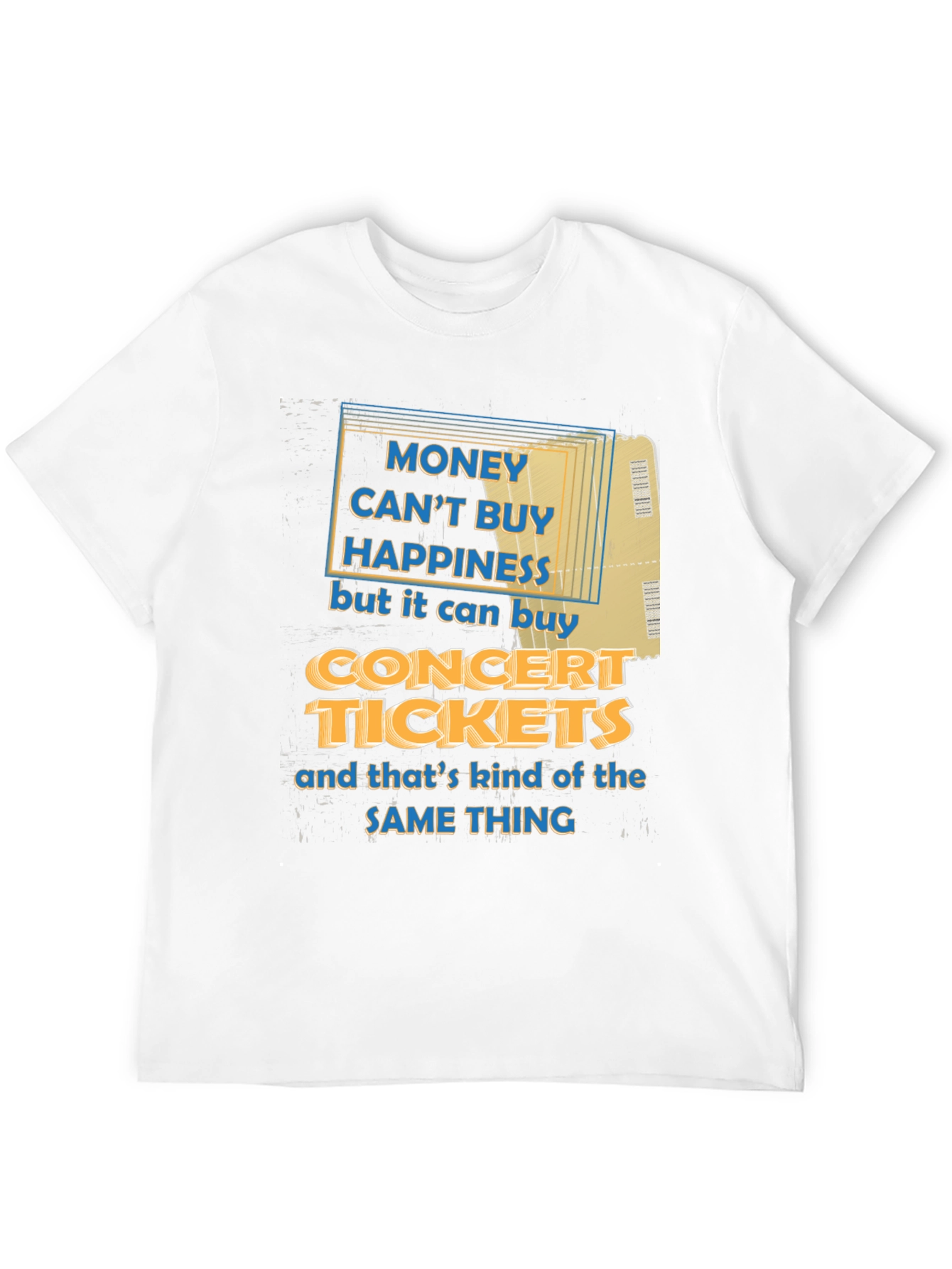 Concert Tickets Happiness Graphic Tee