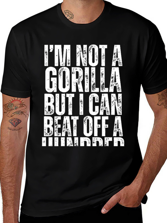 Funny Gorilla Graphic Tee - Im Not a Gorilla T-Shirt