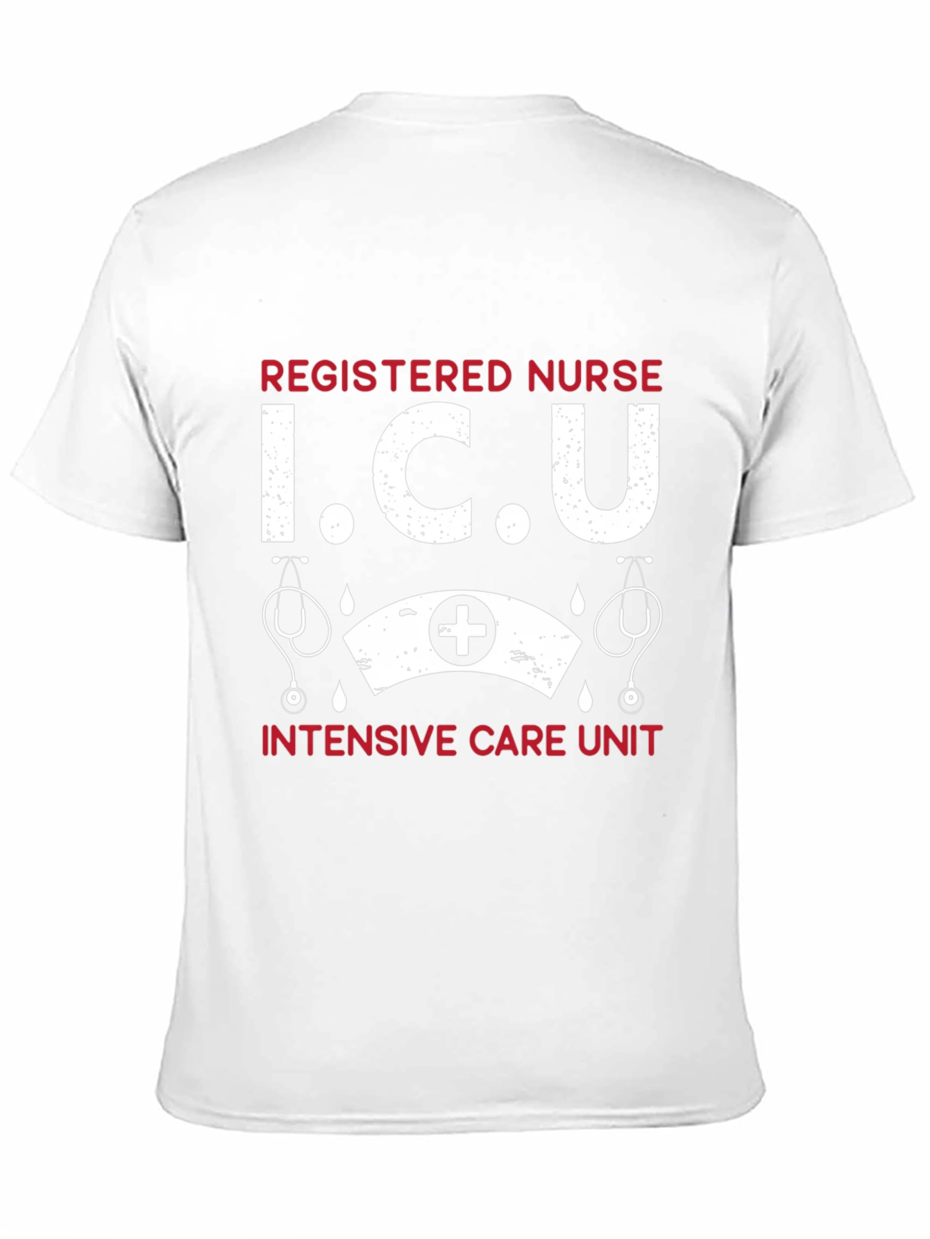 ICU Registered Nurse Graphic T-Shirt