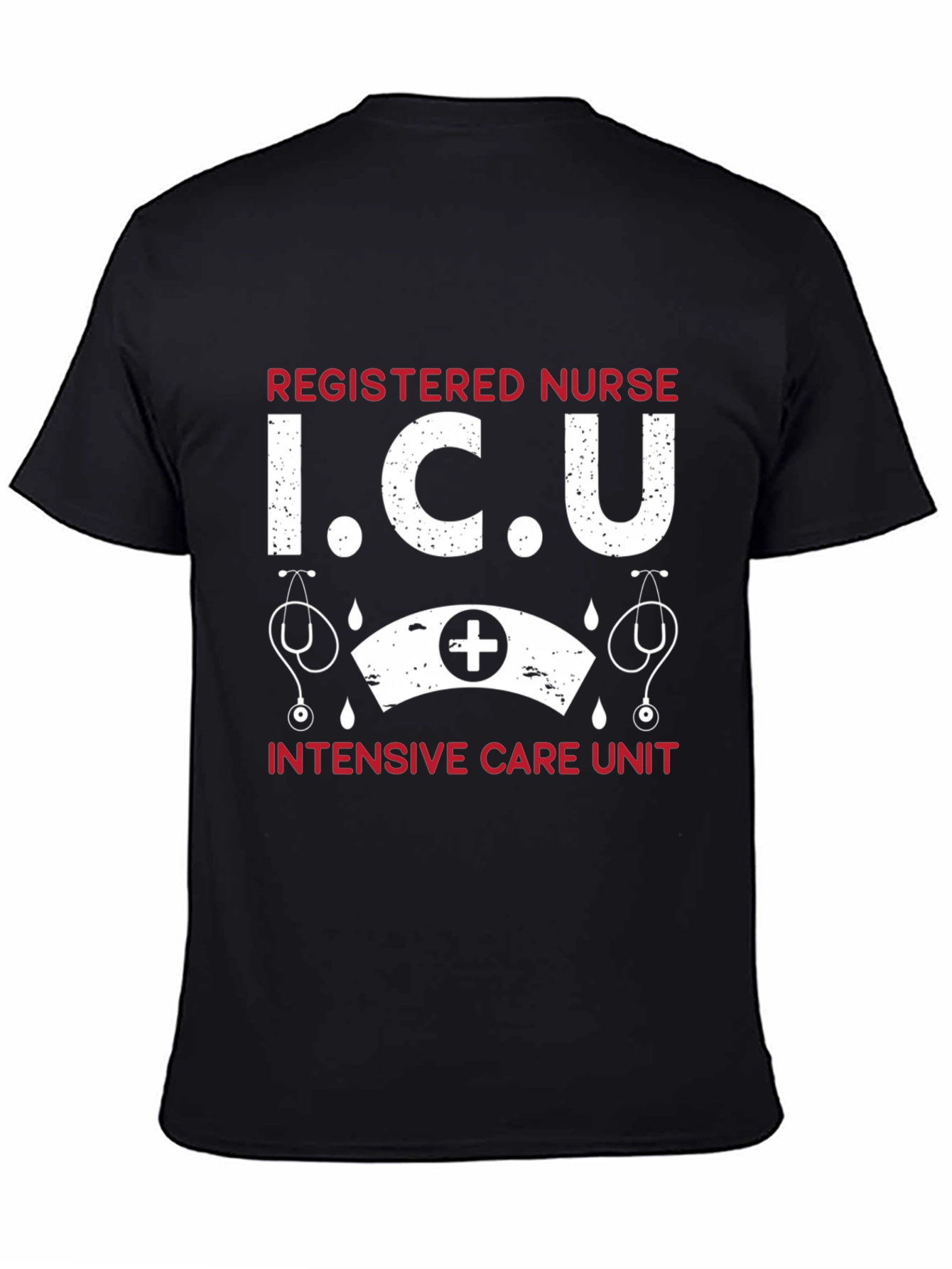 ICU Registered Nurse Graphic T-Shirt
