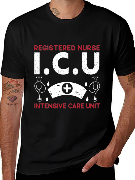 ICU Registered Nurse Graphic T-Shirt
