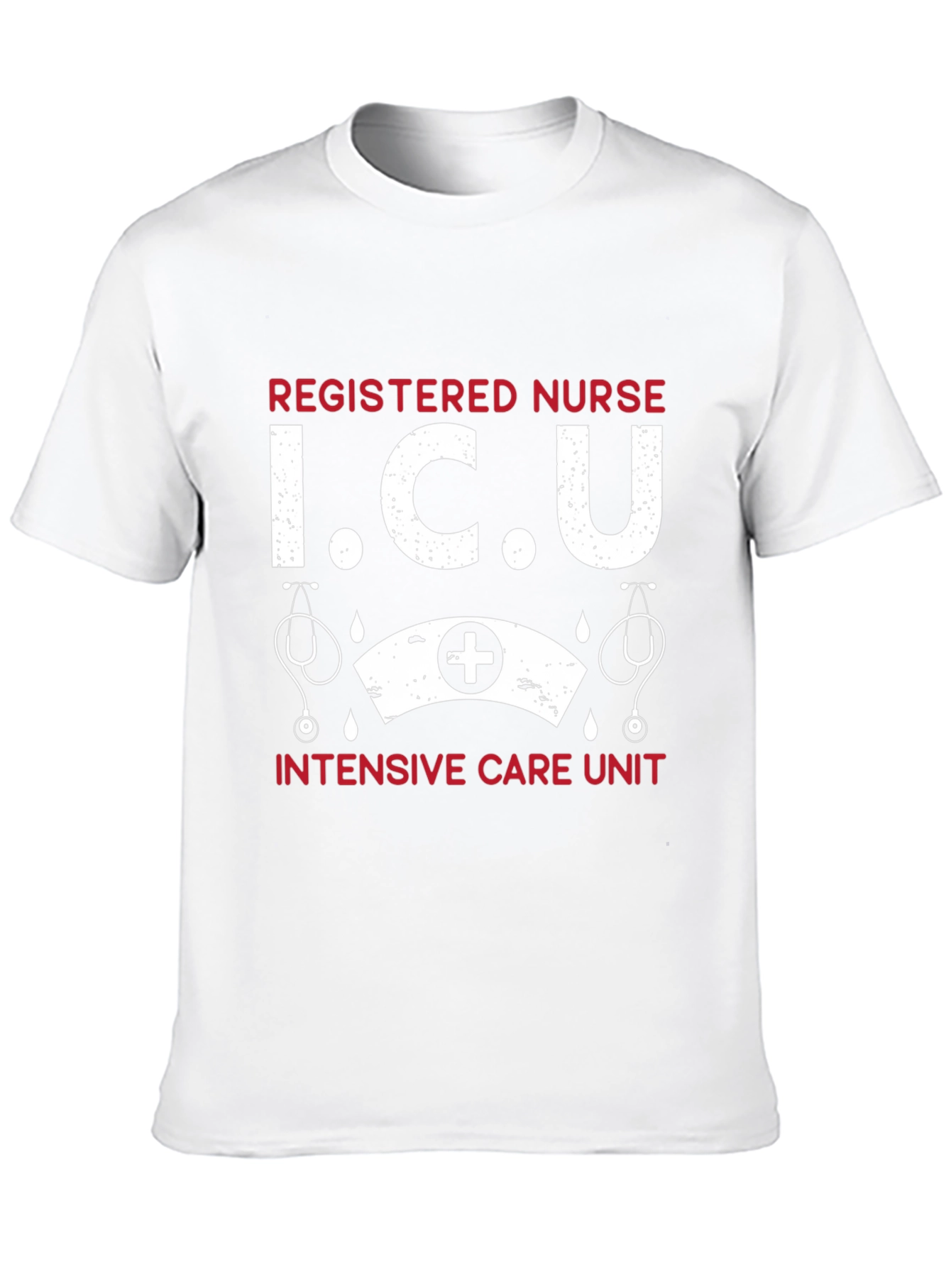 ICU Registered Nurse Graphic T-Shirt
