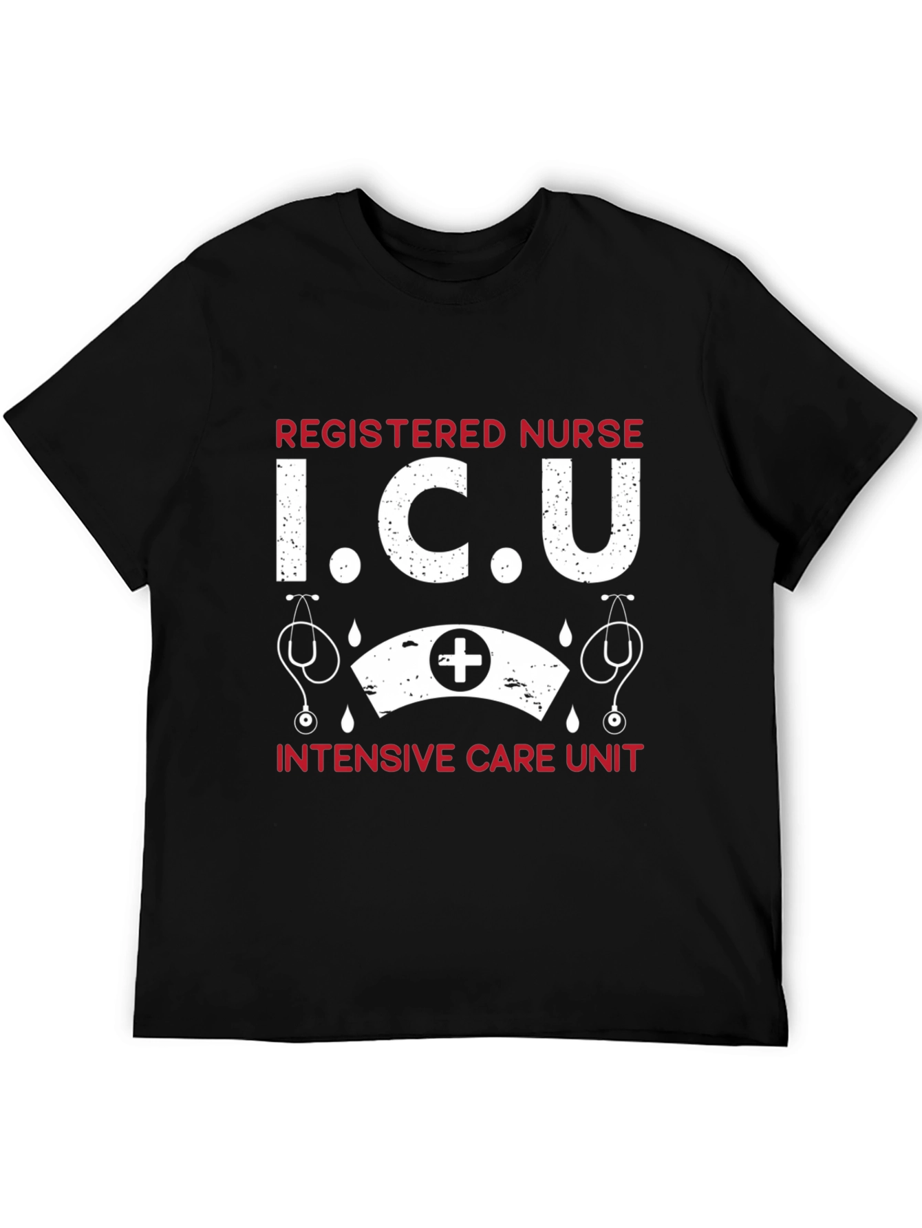 ICU Registered Nurse Graphic T-Shirt