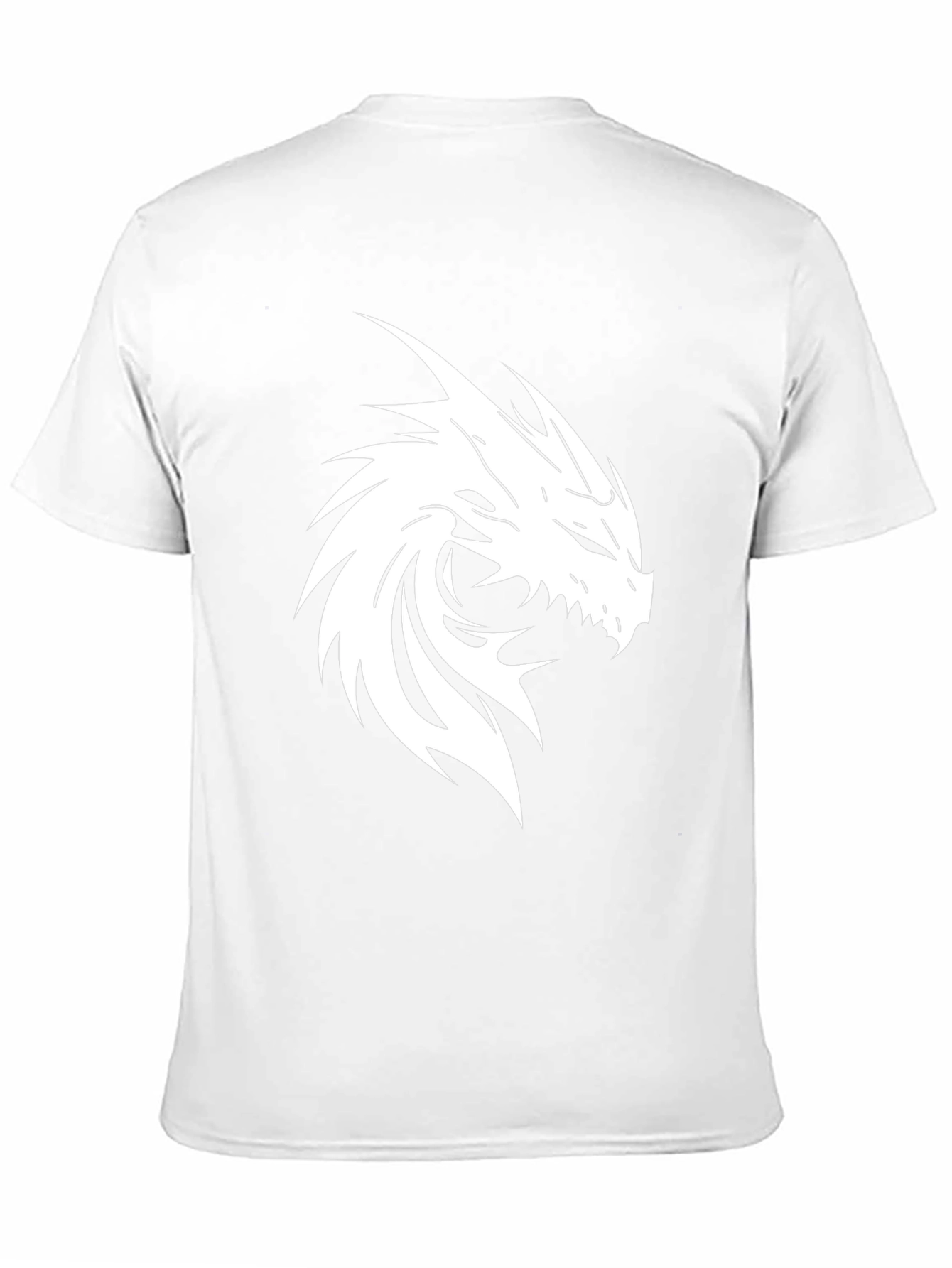 Dragon Graphic Tee - Black Cotton T-Shirt