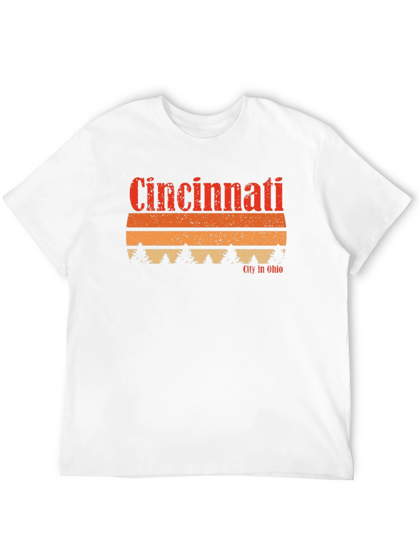 Cincinnati Ohio Retro Graphic T-Shirt