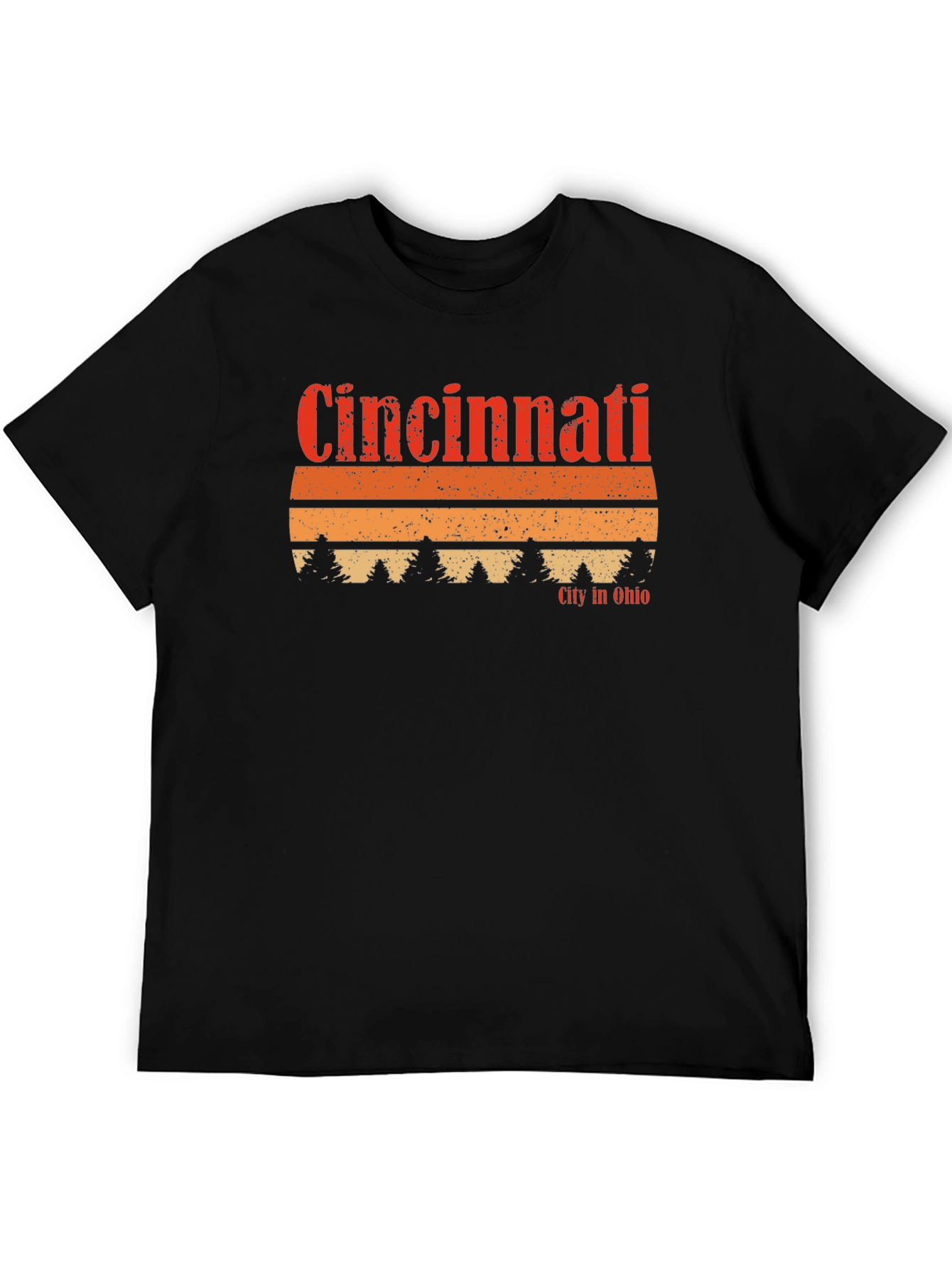 Cincinnati Ohio Retro Graphic T-Shirt