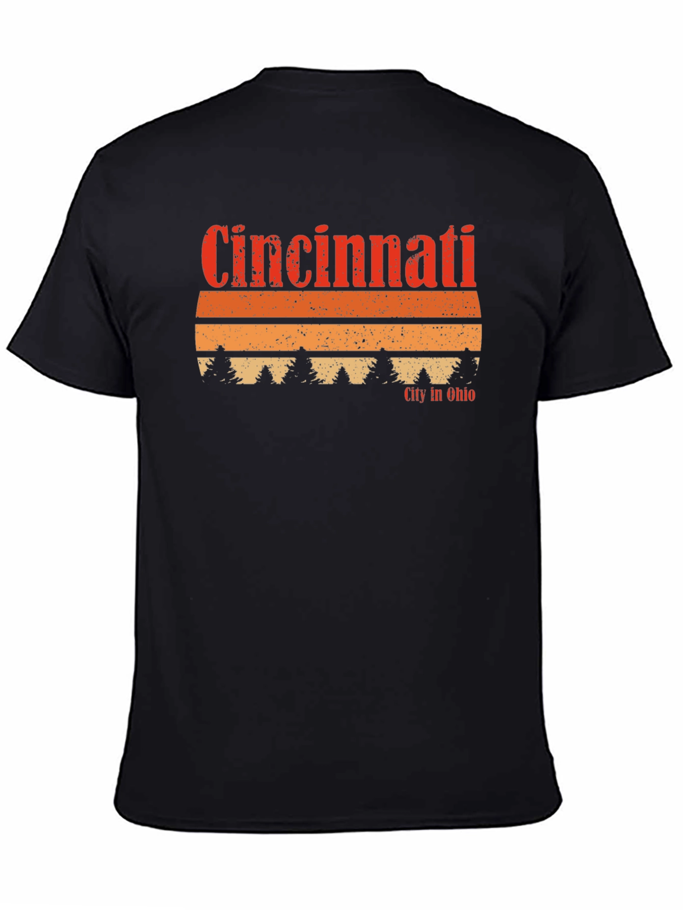 Cincinnati Ohio Retro Graphic T-Shirt