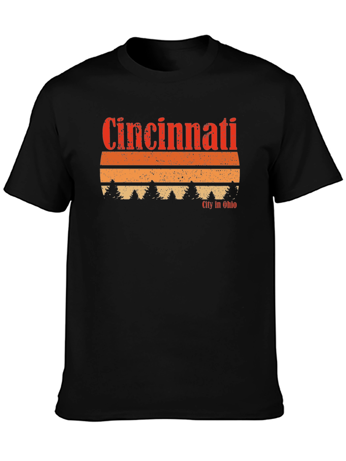 Cincinnati Ohio Retro Graphic T-Shirt