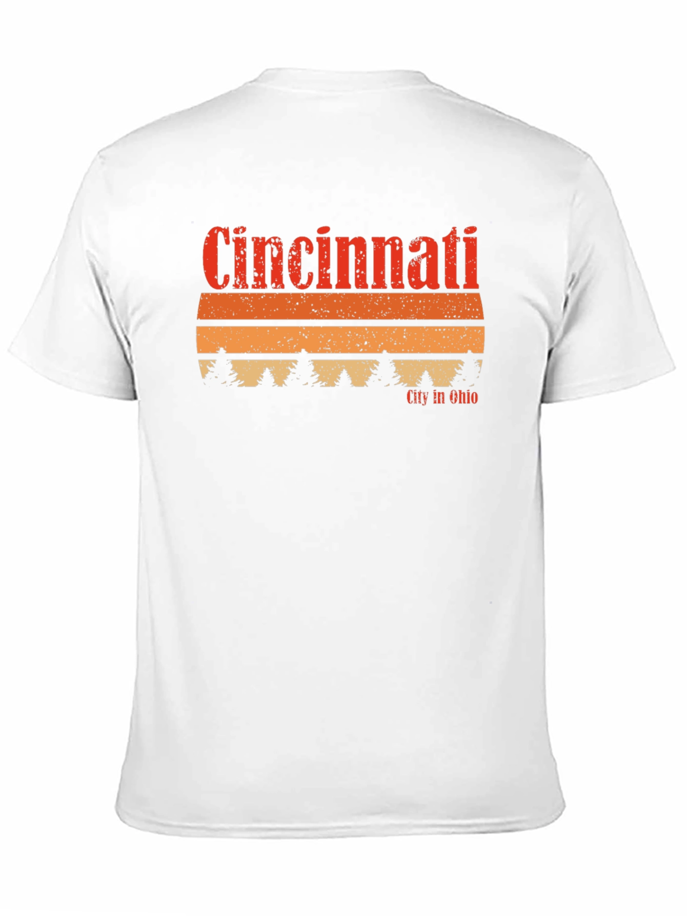 Cincinnati Ohio Retro Graphic T-Shirt