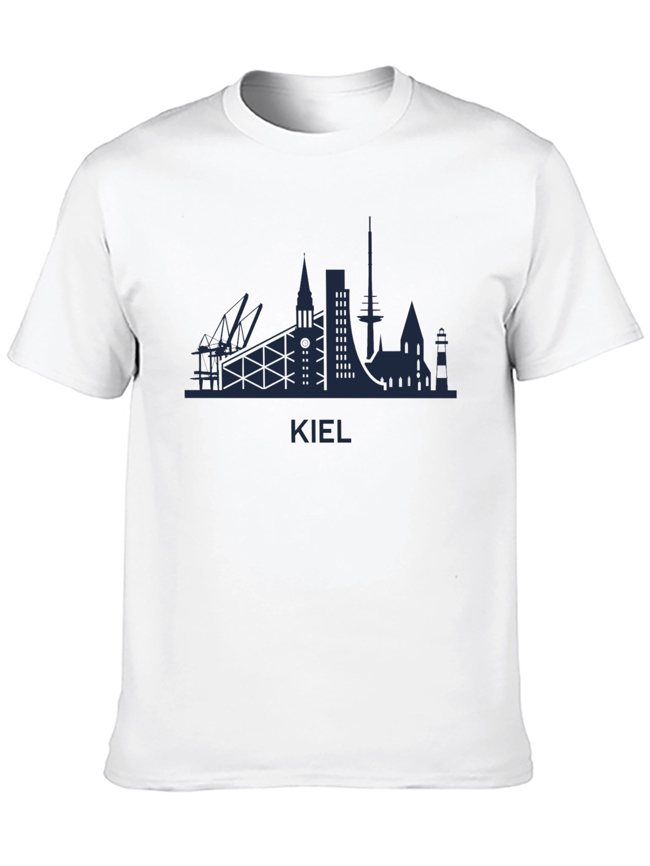 Kiel Skyline T-Shirt - Stylish City Silhouette Tee