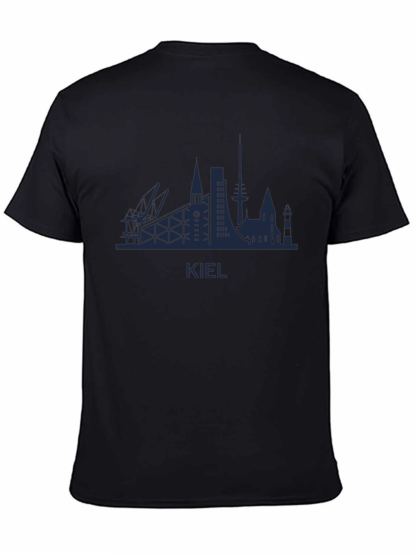 Kiel Skyline T-Shirt - Stylish City Silhouette Tee