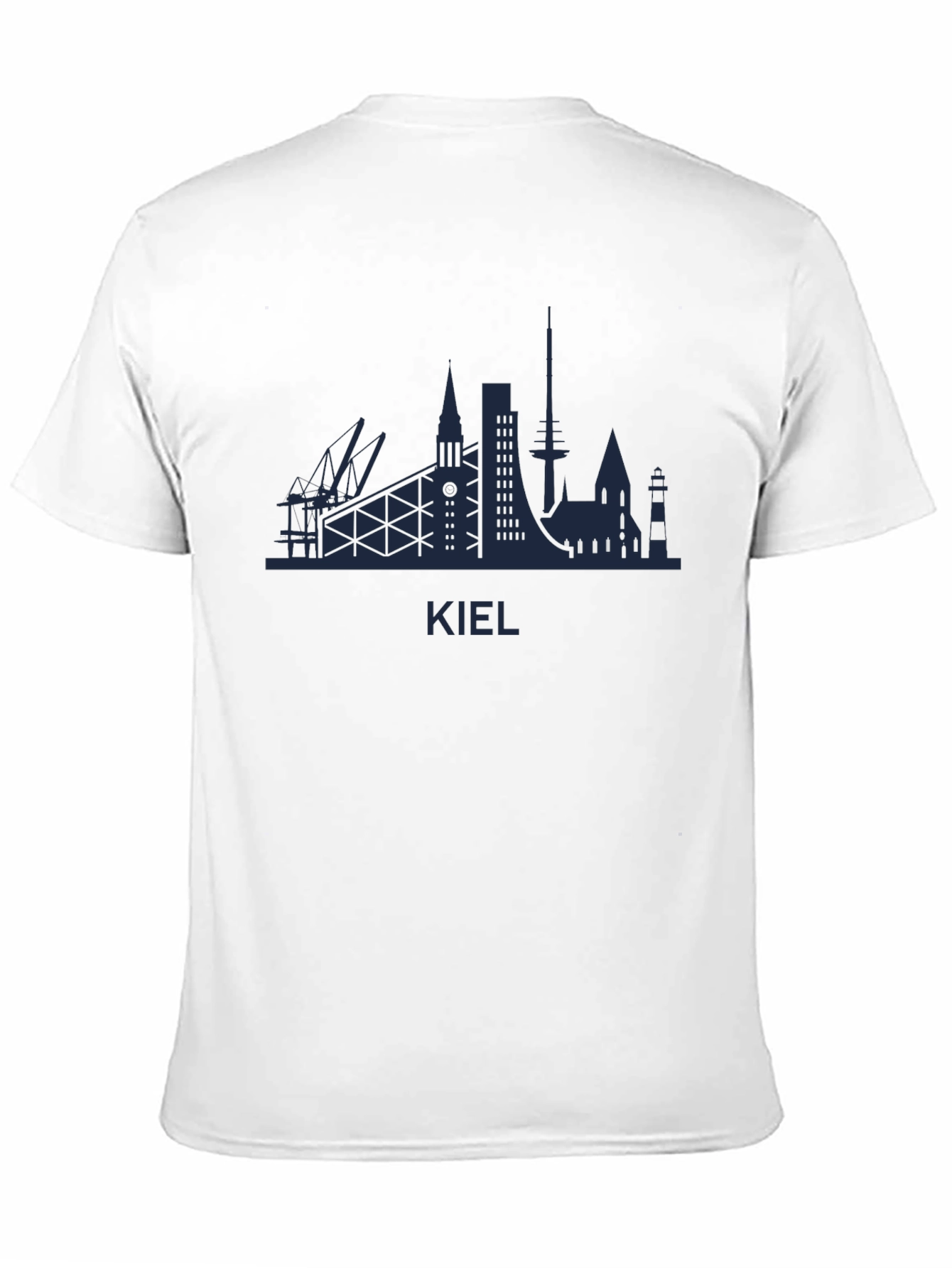 Kiel Skyline T-Shirt - Stylish City Silhouette Tee