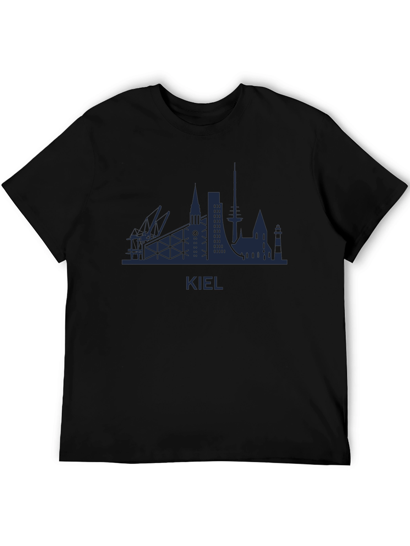Kiel Skyline T-Shirt - Stylish City Silhouette Tee
