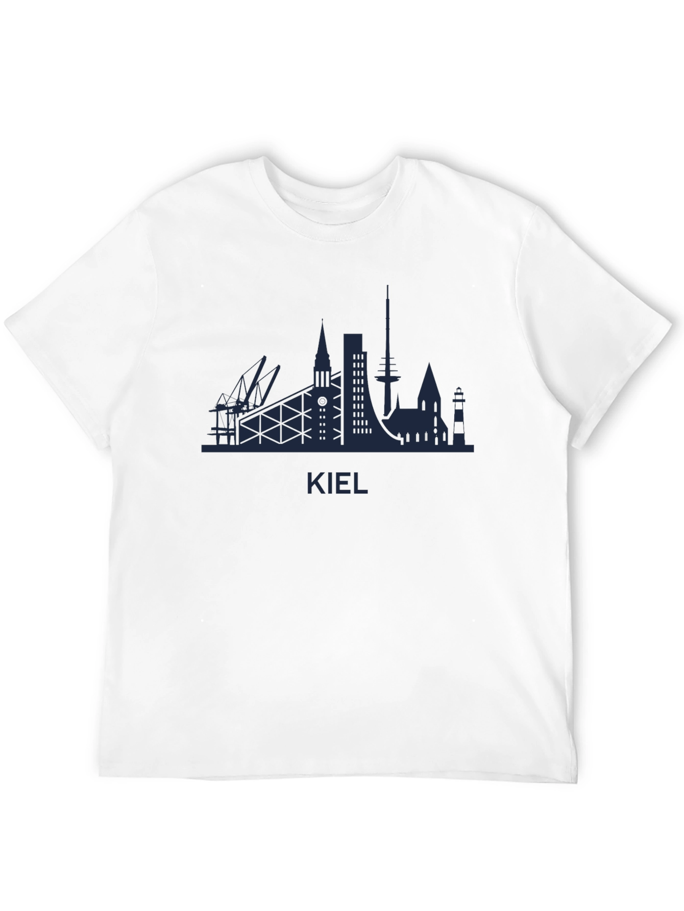 Kiel Skyline T-Shirt - Stylish City Silhouette Tee