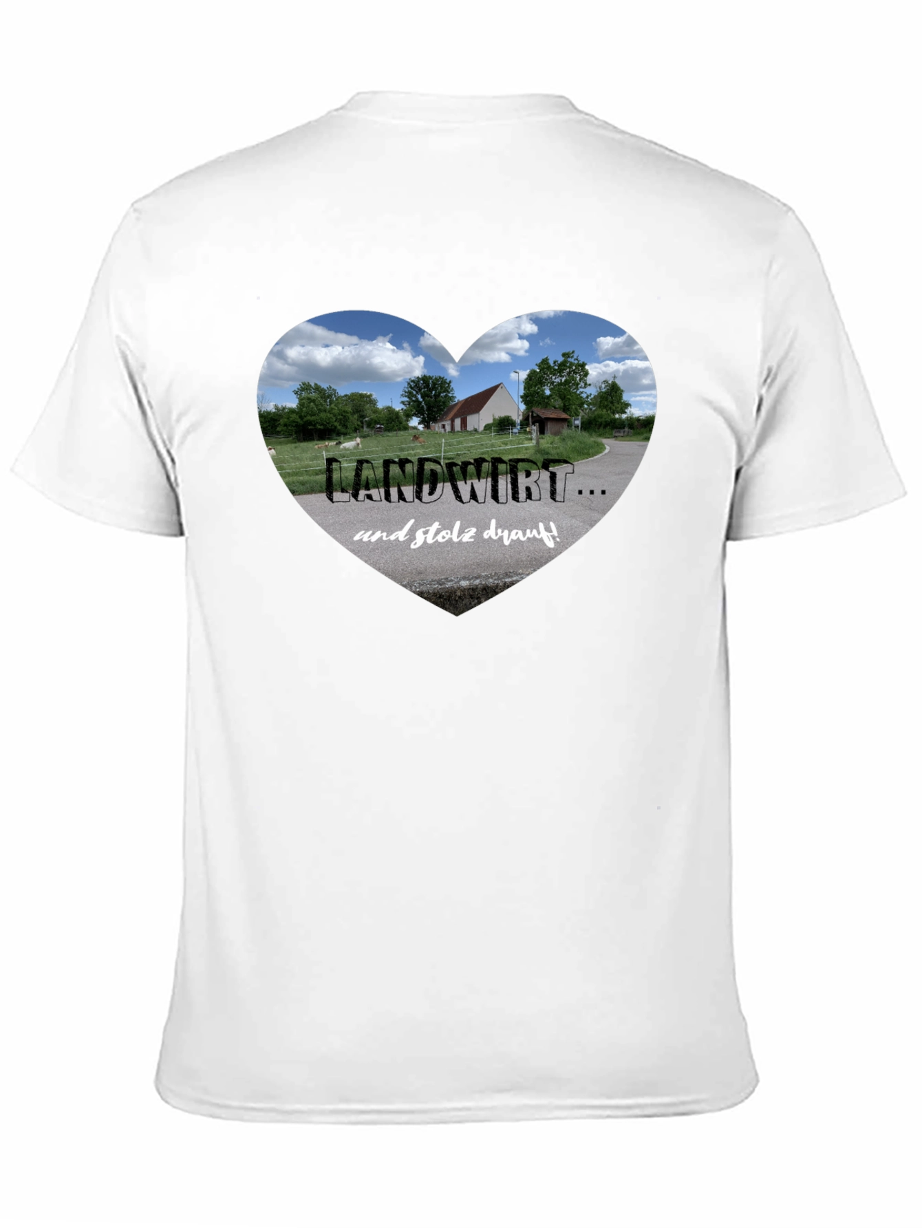 Landwirt Heart Graphic Tee - Proud Farmer T-Shirt