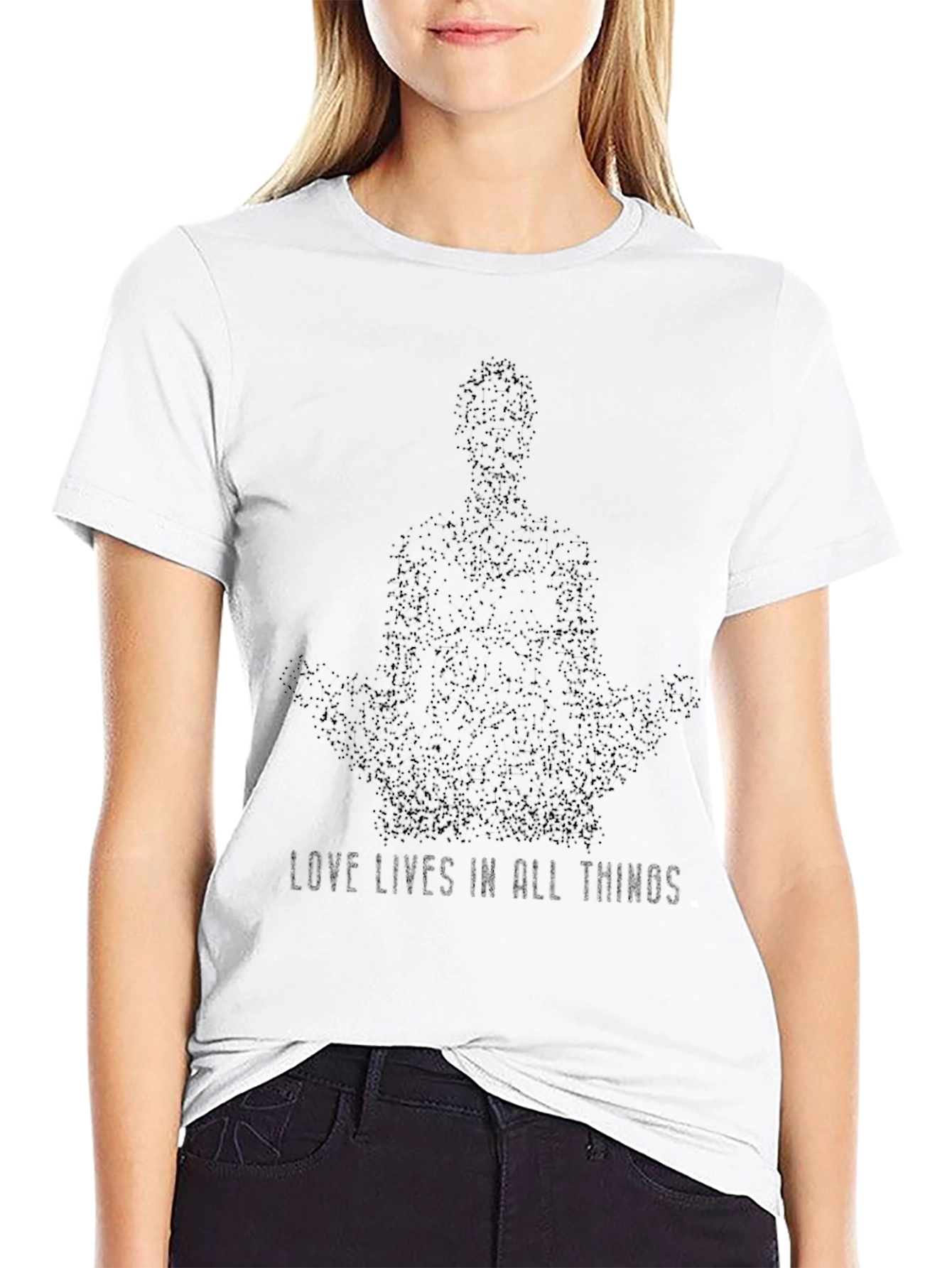Love Lives in All Things Black T-Shirt