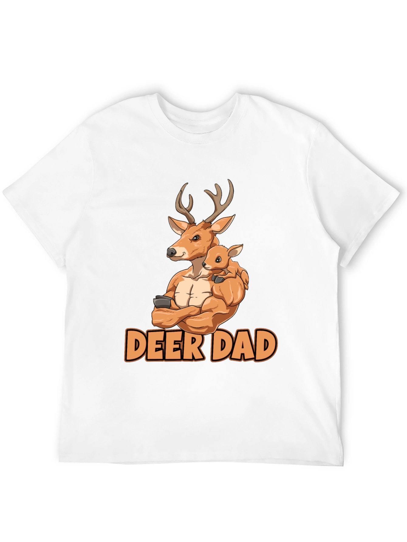 Deer Dad Graphic Tee - Fathers Day Gift