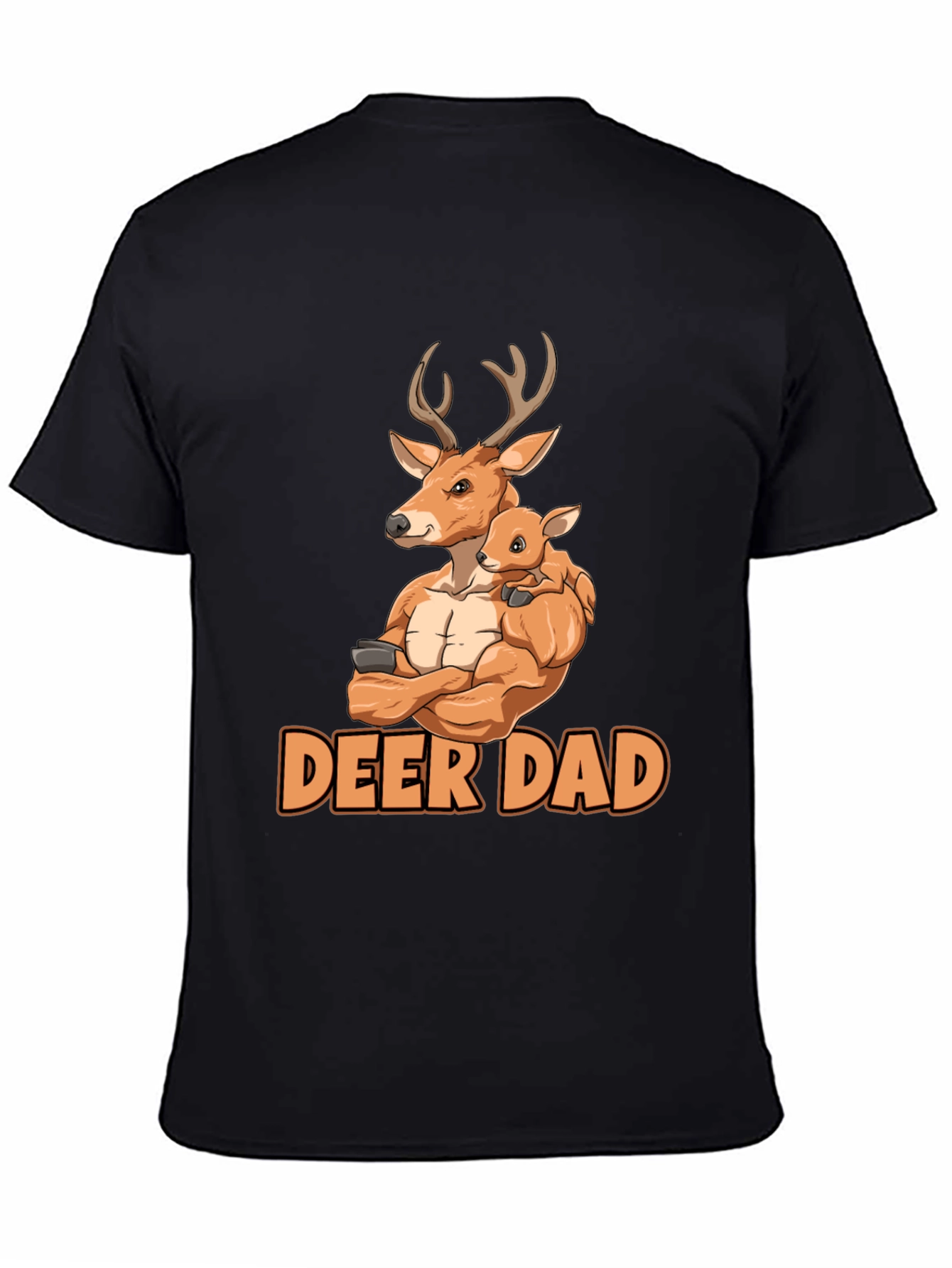 Deer Dad Graphic Tee - Fathers Day Gift