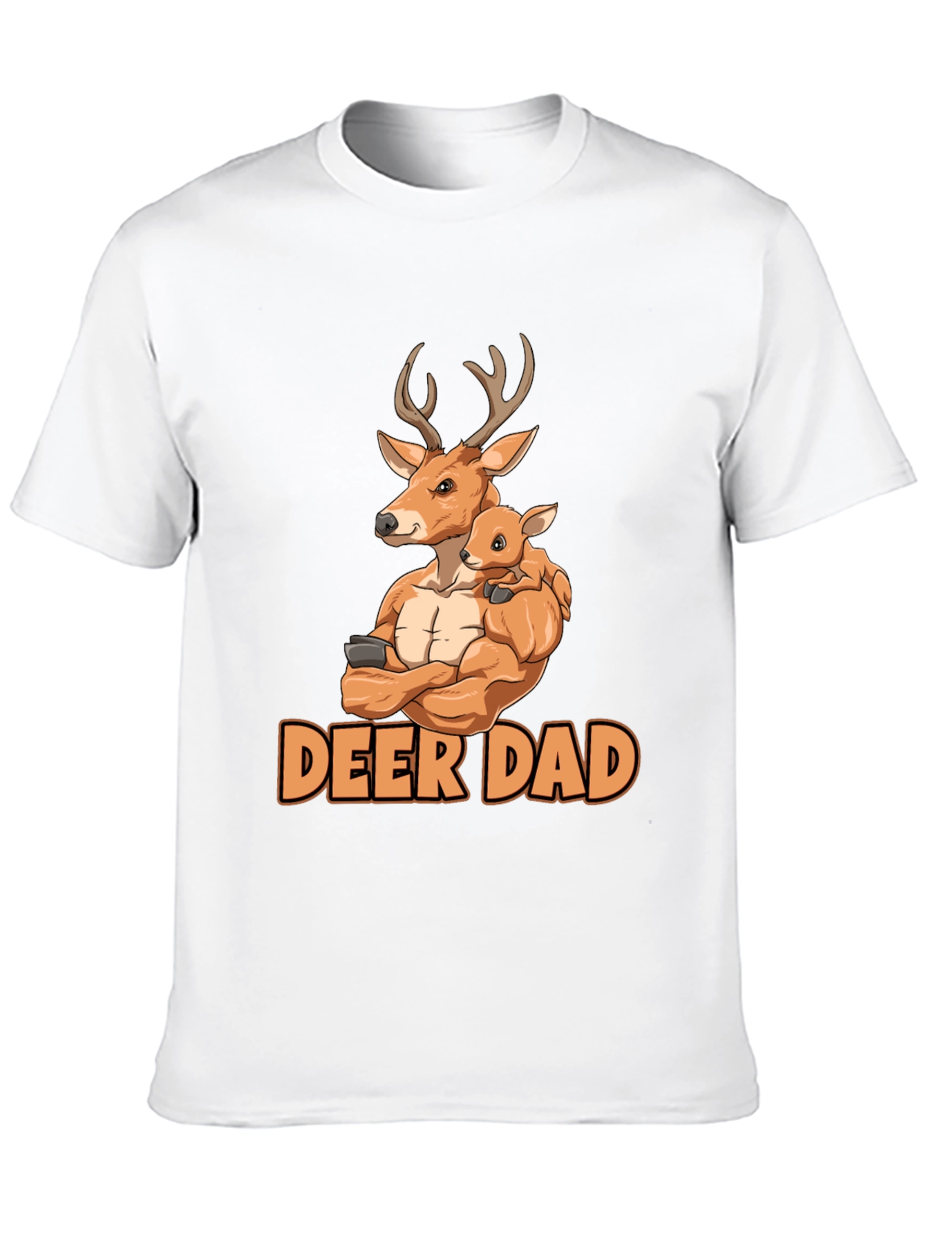Deer Dad Graphic Tee - Fathers Day Gift